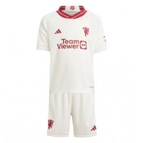 Maillot de foot Manchester United Troisième enfant 2023-24 Manches Courte (+ pantalon court)